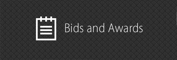 Bids and Awards